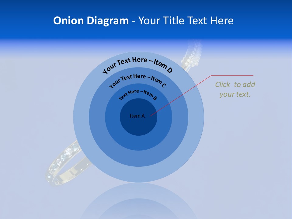 Gold Ring On A Fish Hook - Dating And Engagement Concept PowerPoint Template