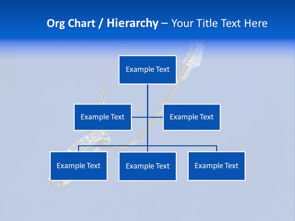 Gold Ring On A Fish Hook - Dating And Engagement Concept PowerPoint Template