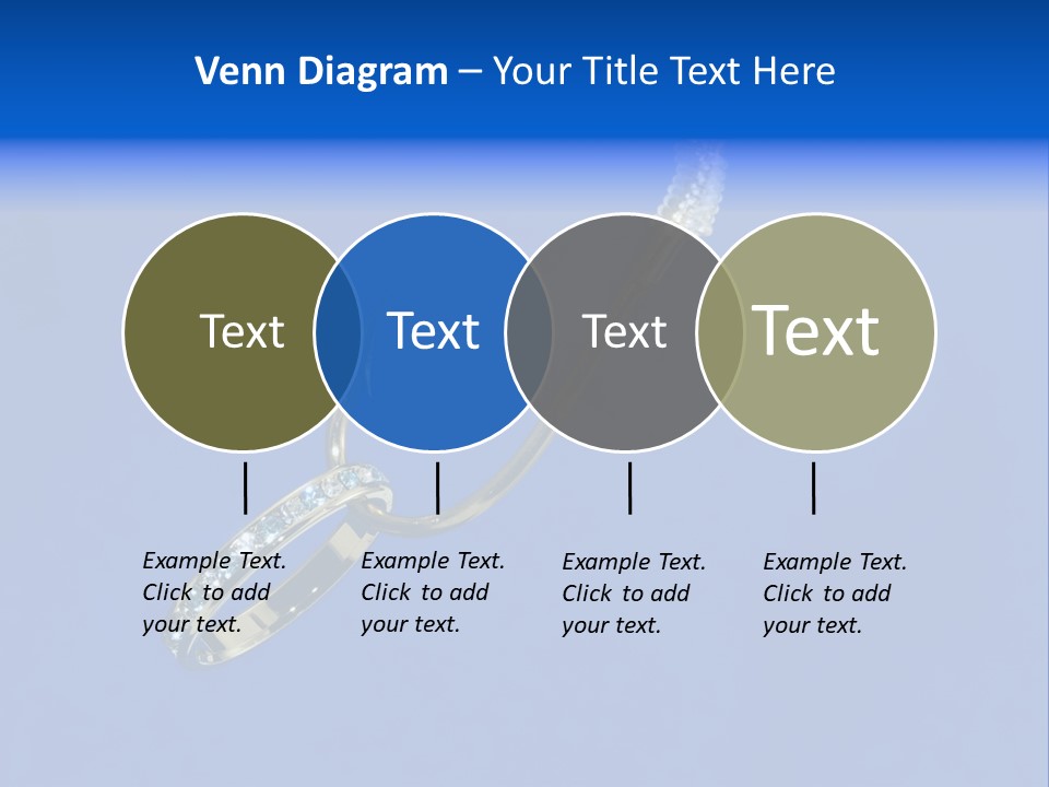 Gold Ring On A Fish Hook - Dating And Engagement Concept PowerPoint Template