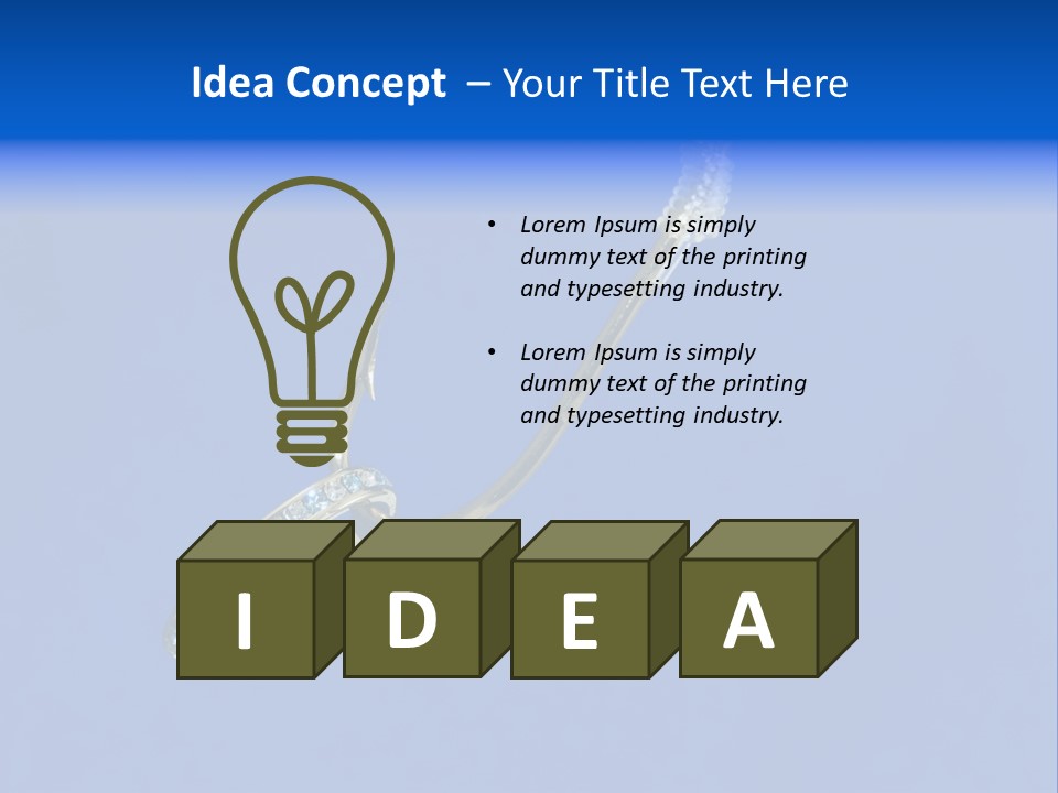 Gold Ring On A Fish Hook - Dating And Engagement Concept PowerPoint Template