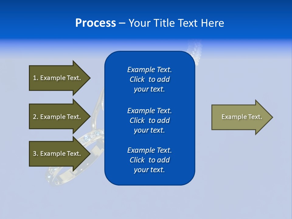 Gold Ring On A Fish Hook - Dating And Engagement Concept PowerPoint Template