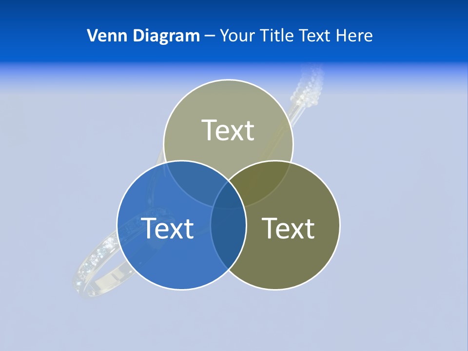 Gold Ring On A Fish Hook - Dating And Engagement Concept PowerPoint Template