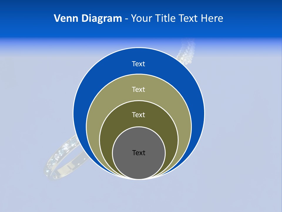 Gold Ring On A Fish Hook - Dating And Engagement Concept PowerPoint Template