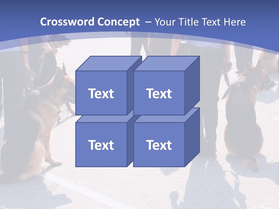 Police Working Dogs PowerPoint Template