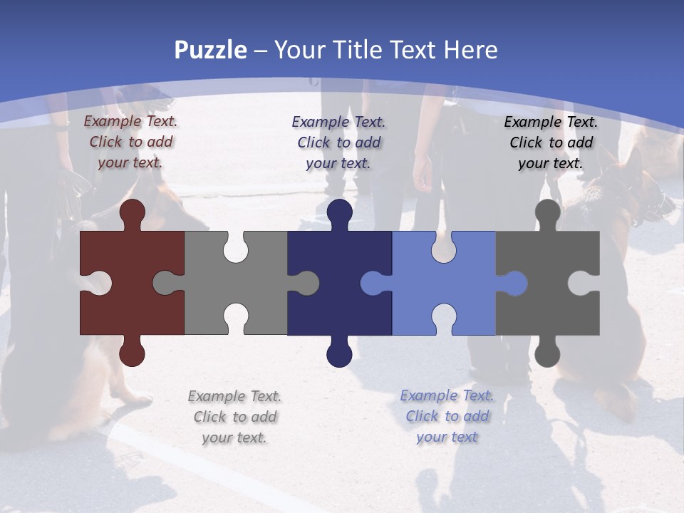 Police Working Dogs PowerPoint Template