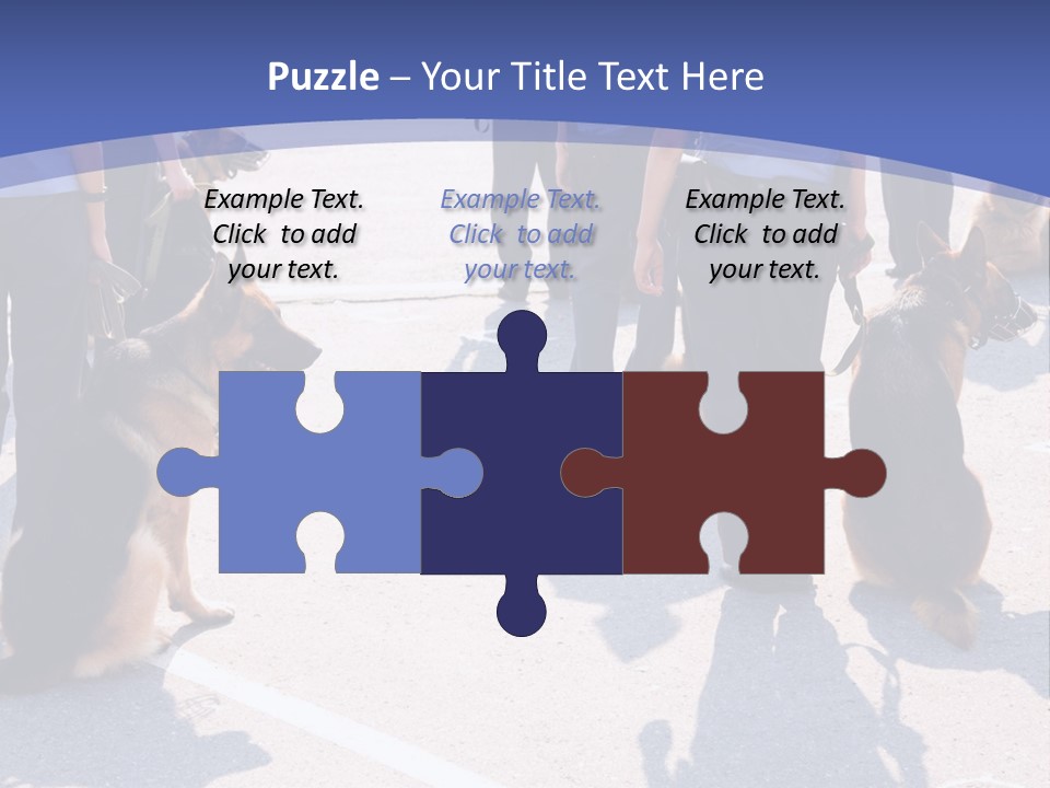 Police Working Dogs PowerPoint Template