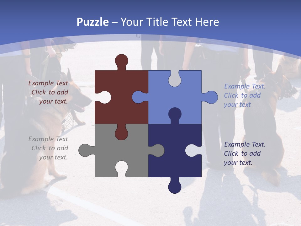 Police Working Dogs PowerPoint Template