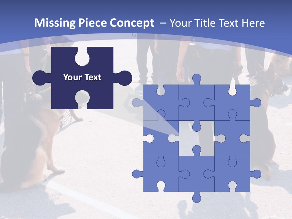 Police Working Dogs PowerPoint Template