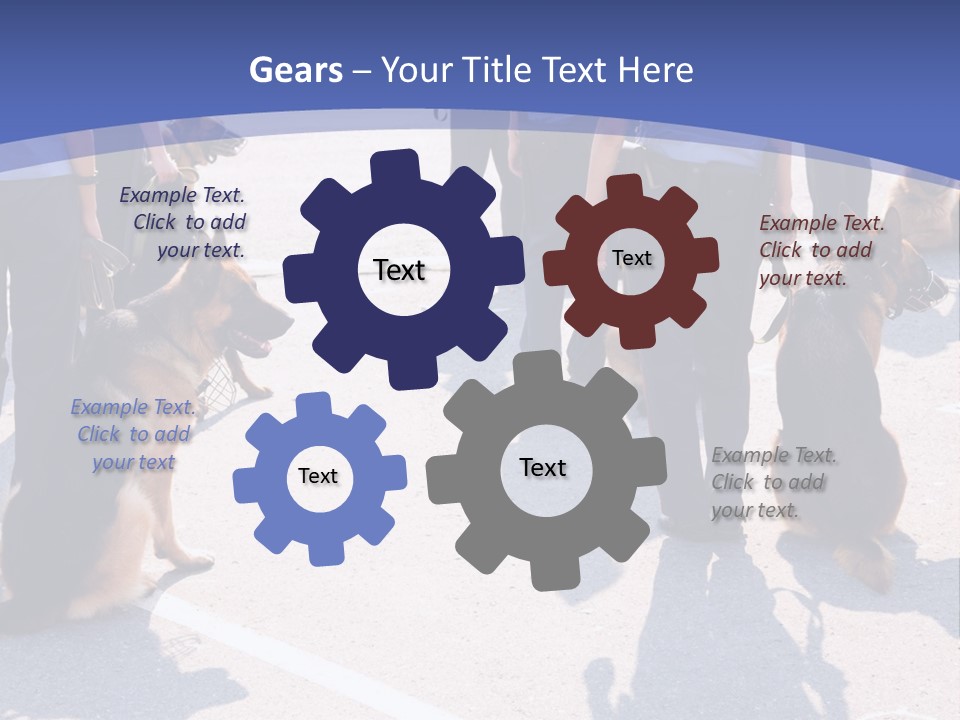 Police Working Dogs PowerPoint Template