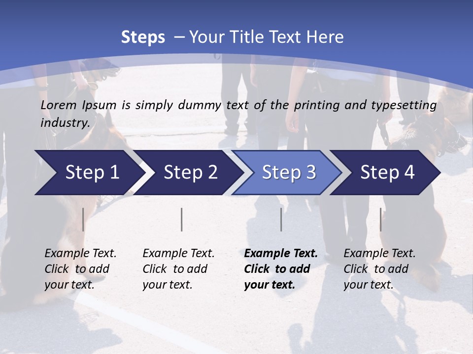 Police Working Dogs PowerPoint Template