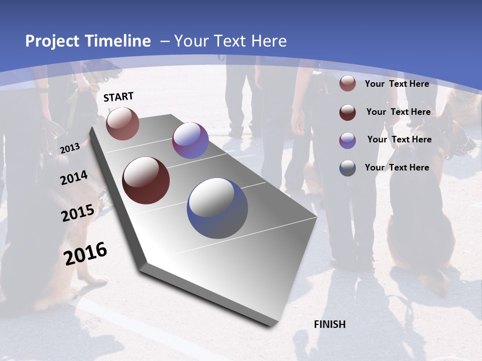 Police Working Dogs PowerPoint Template