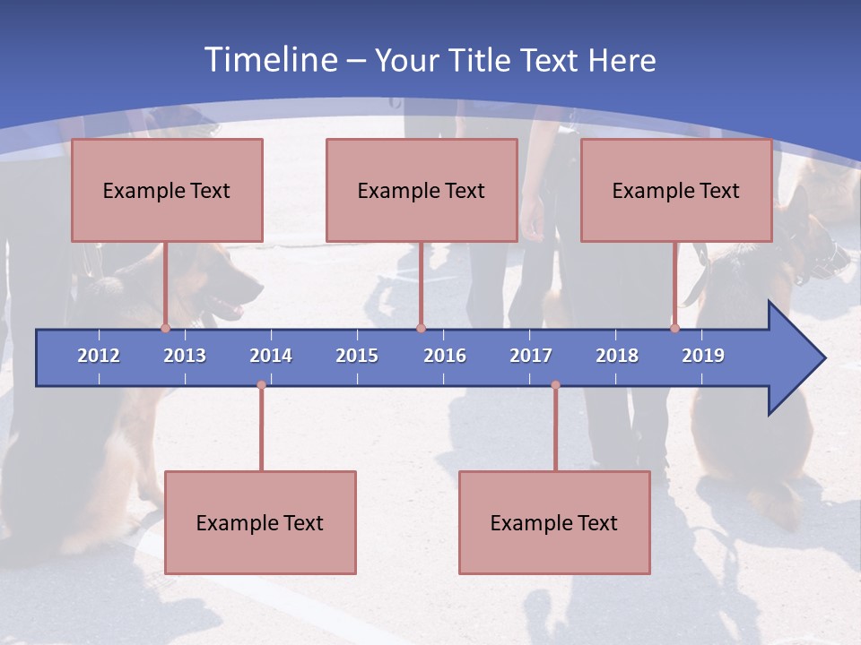 Police Working Dogs PowerPoint Template