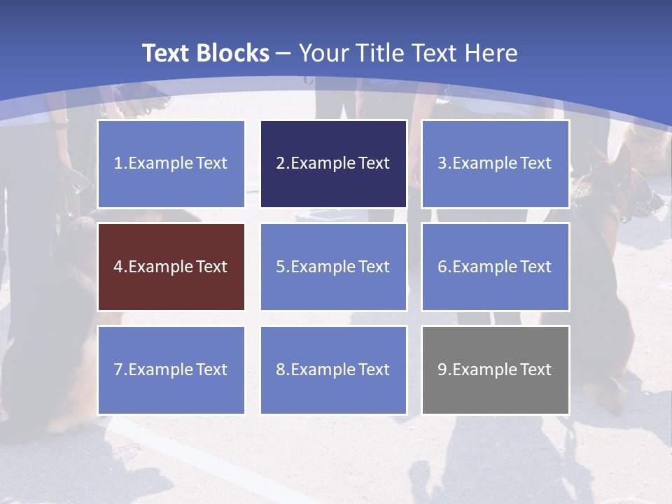 Police Working Dogs PowerPoint Template