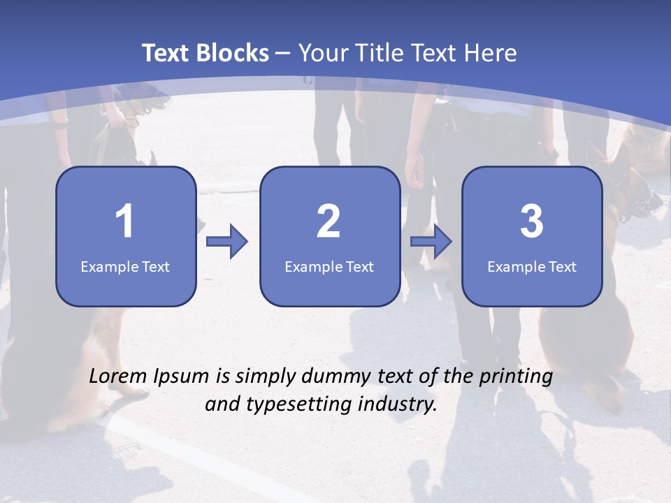 Police Working Dogs PowerPoint Template