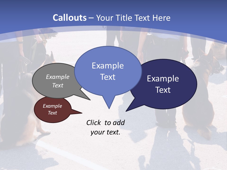 Police Working Dogs PowerPoint Template