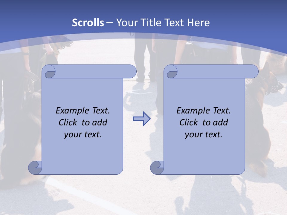 Police Working Dogs PowerPoint Template