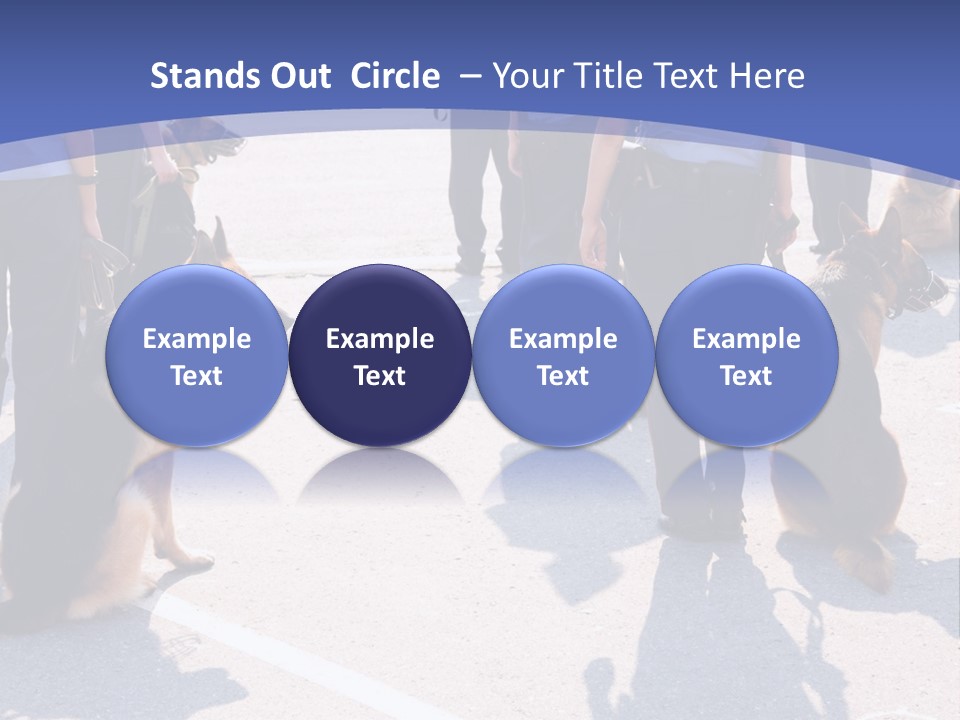 Police Working Dogs PowerPoint Template