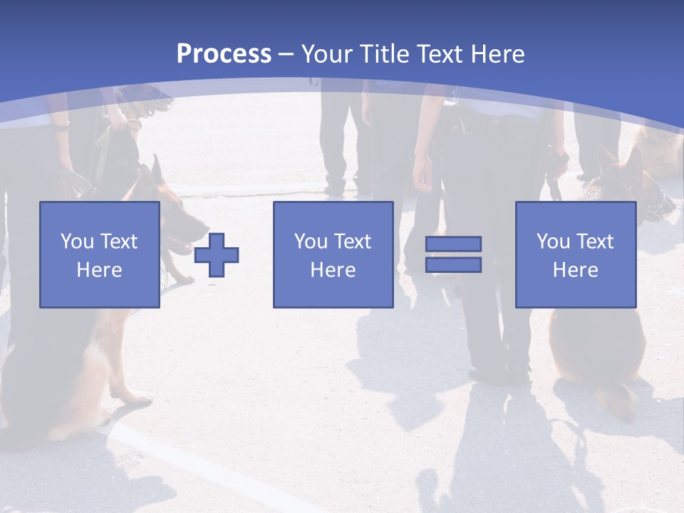 Police Working Dogs PowerPoint Template
