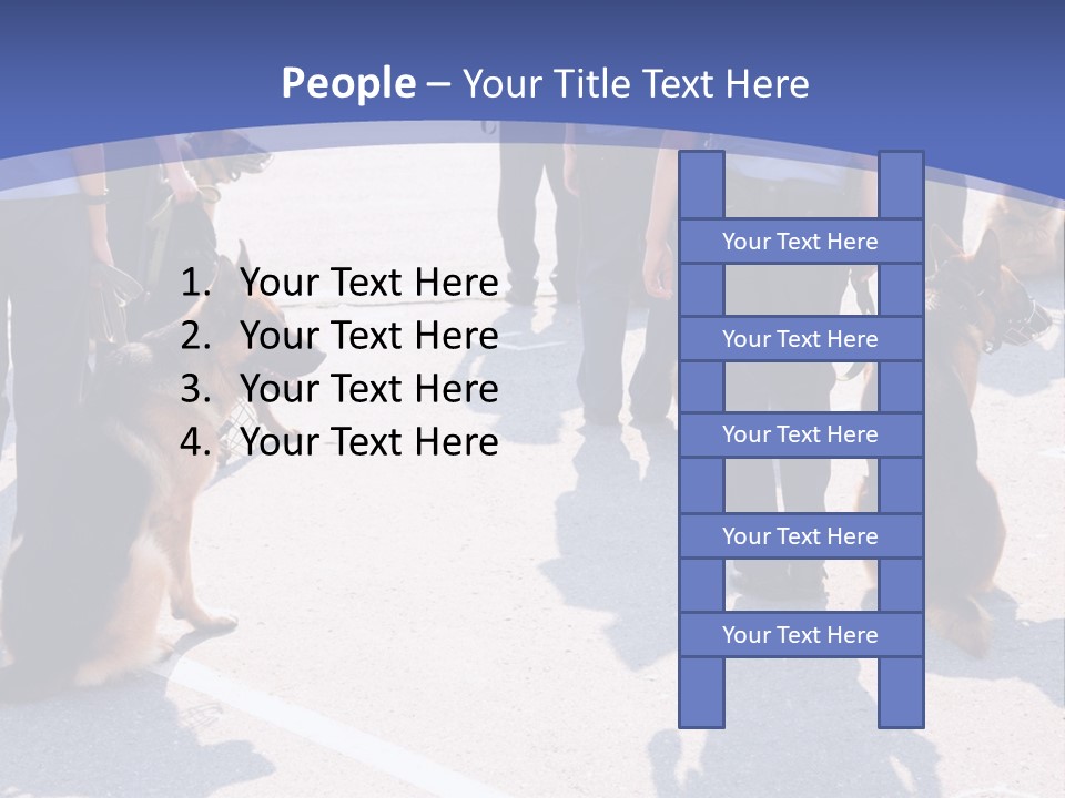 Police Working Dogs PowerPoint Template