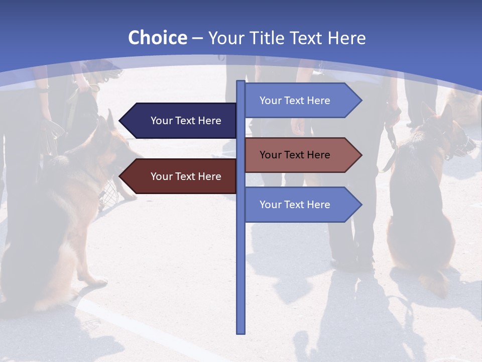 Police Working Dogs PowerPoint Template