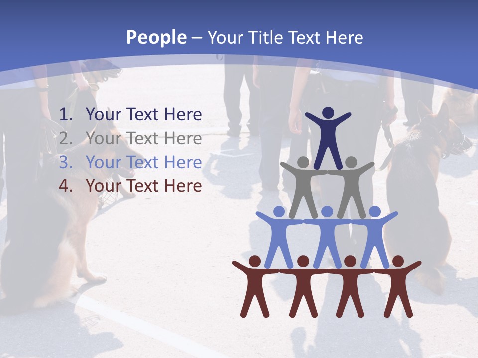 Police Working Dogs PowerPoint Template