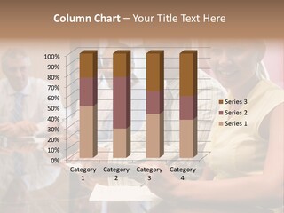 Five Businesspeople In Boardroom Smiling PowerPoint Template