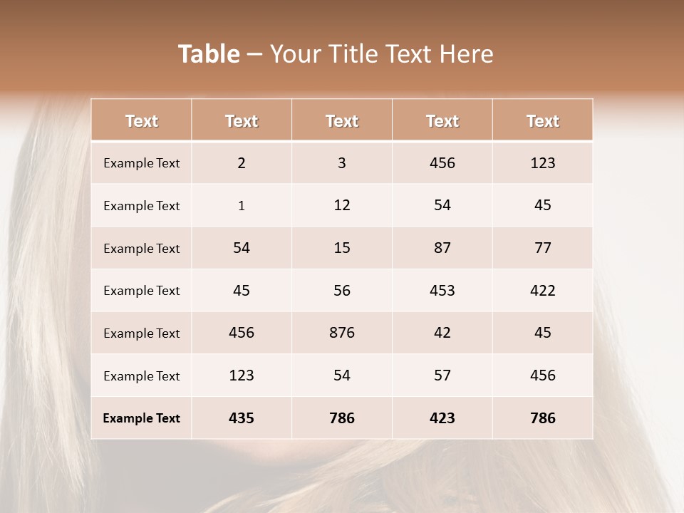 A Woman's Face And Dramatic Eyes. PowerPoint Template