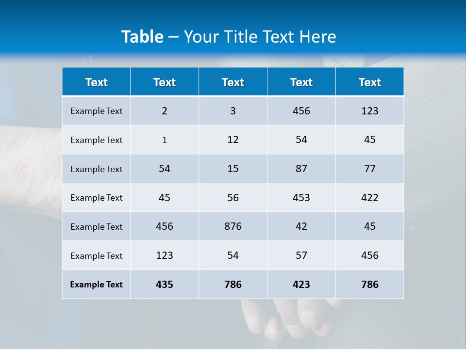 Senior Couple Holding Hands PowerPoint Template