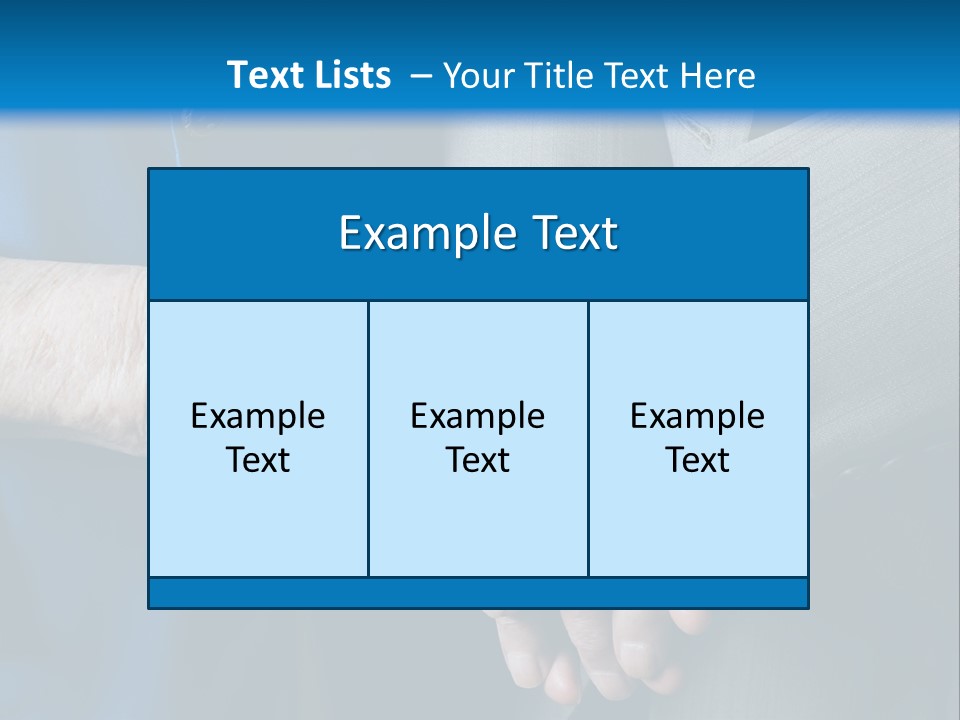 Senior Couple Holding Hands PowerPoint Template