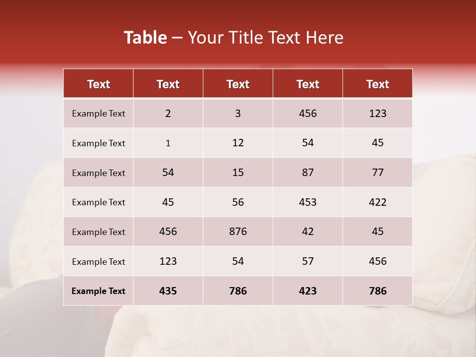 A Woman Sitting On A Couch With Her Arms Crossed PowerPoint Template