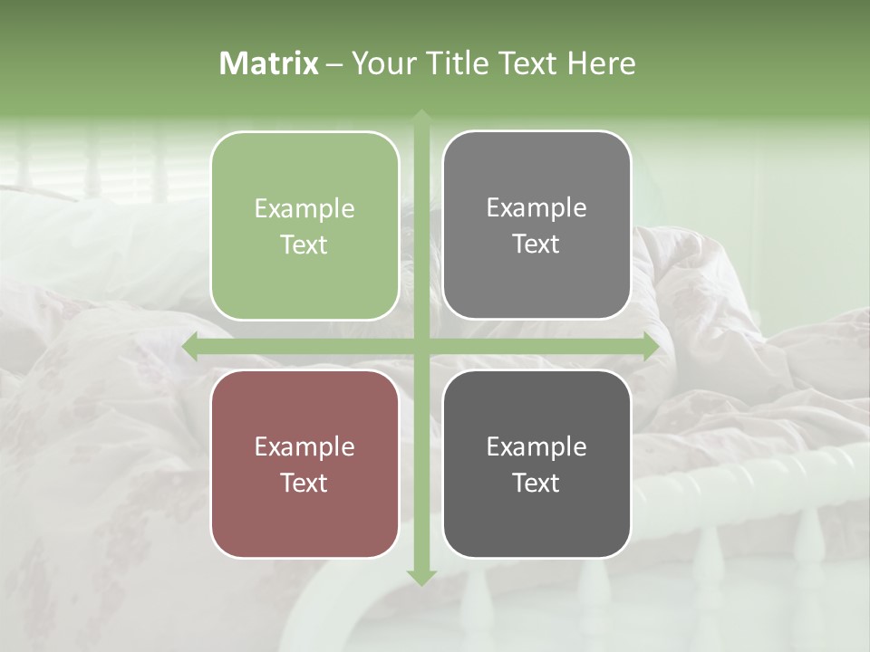 Dog In Bed PowerPoint Template