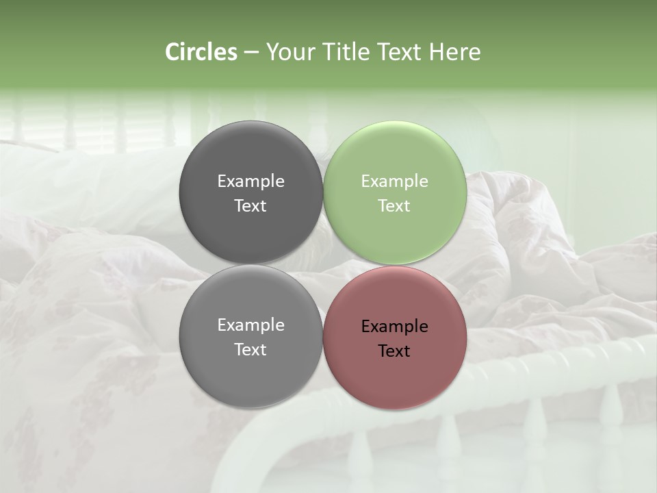 Dog In Bed PowerPoint Template