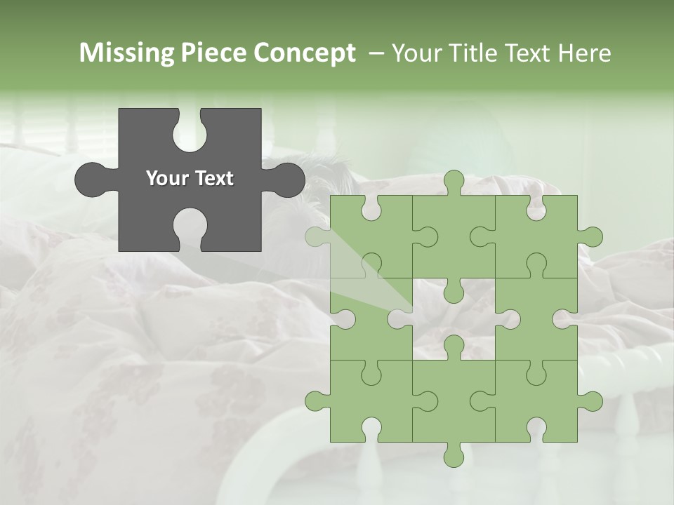 Dog In Bed PowerPoint Template