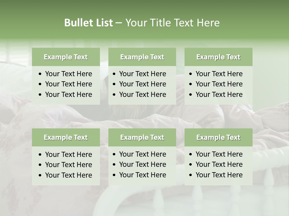 Dog In Bed PowerPoint Template