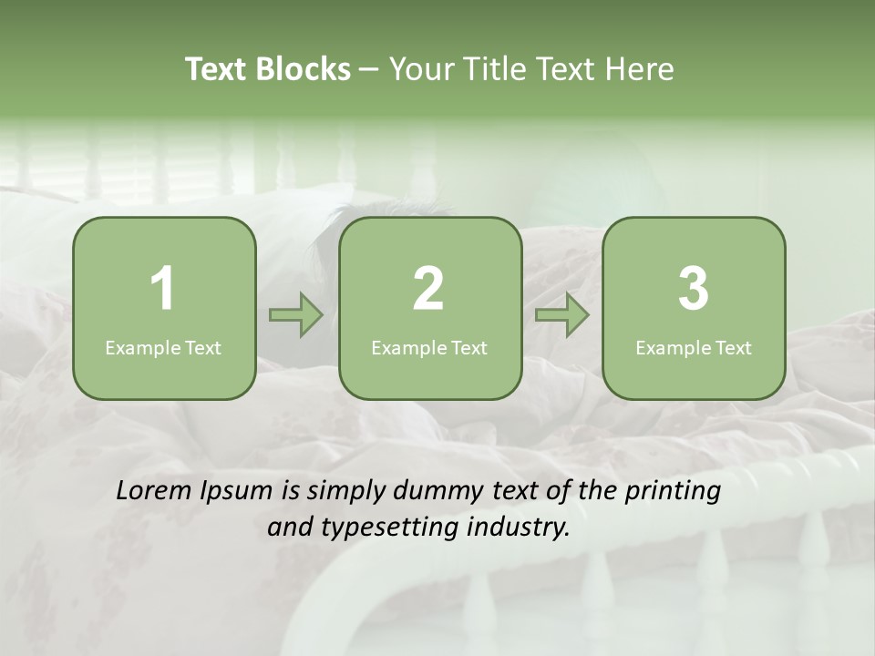 Dog In Bed PowerPoint Template