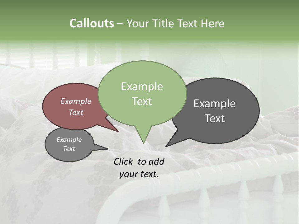 Dog In Bed PowerPoint Template