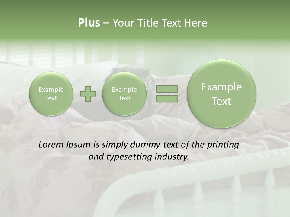 Dog In Bed PowerPoint Template