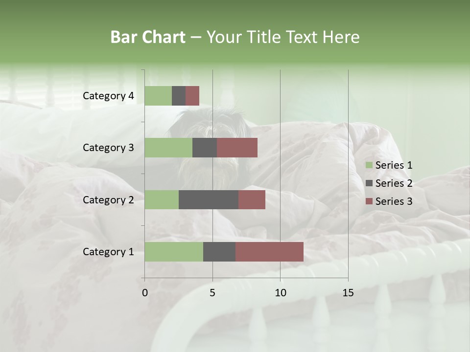 Dog In Bed PowerPoint Template