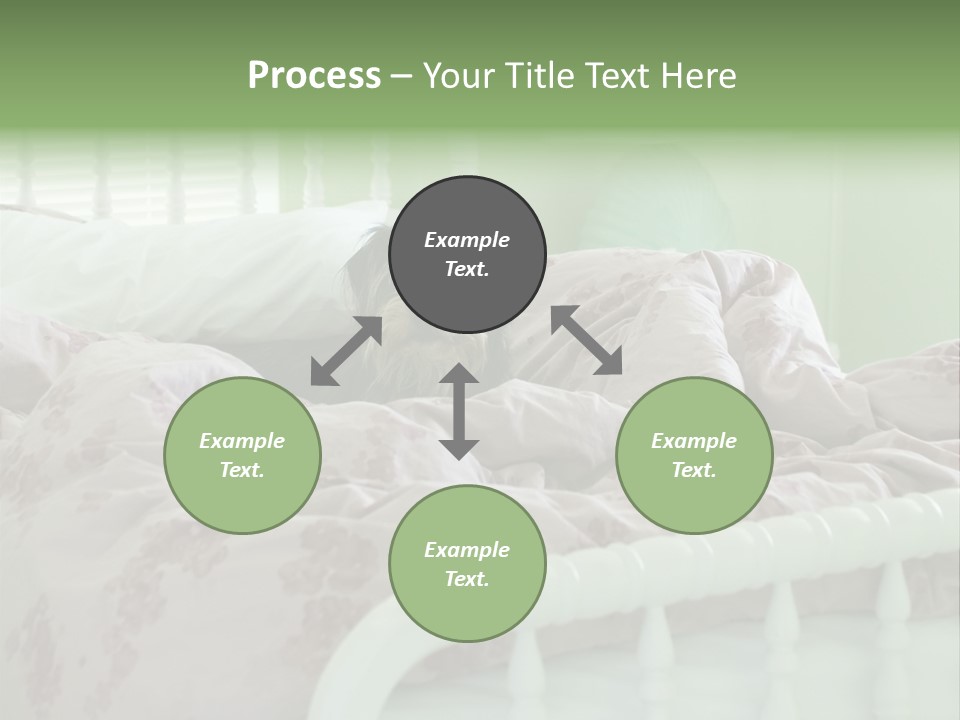 Dog In Bed PowerPoint Template