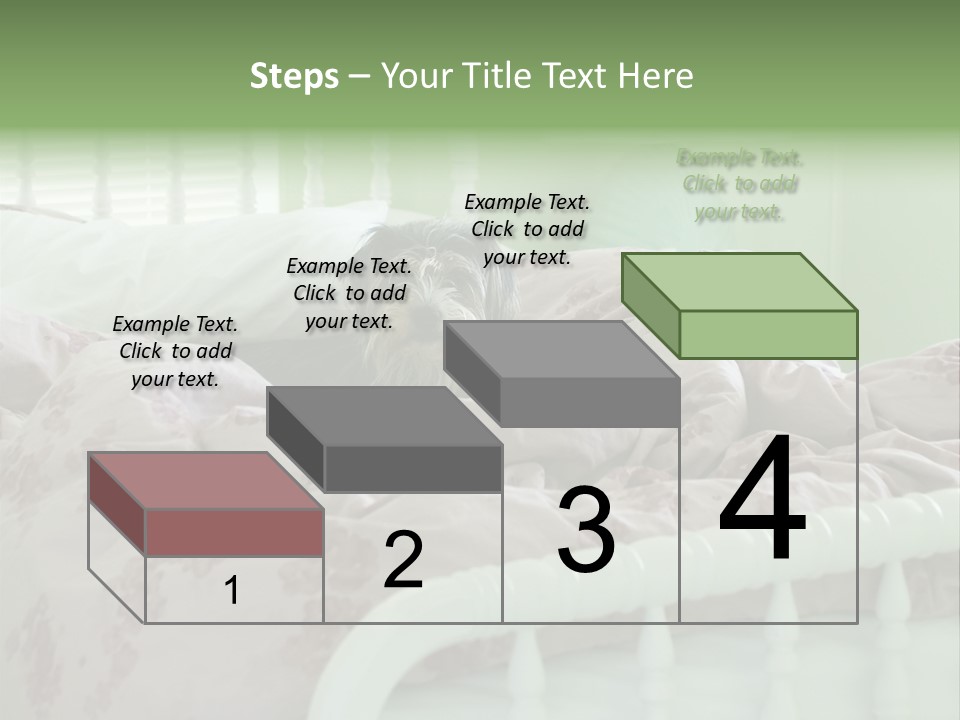 Dog In Bed PowerPoint Template