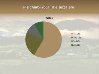 Beautiful Landscape From Tyrol Alps In Austria PowerPoint Template