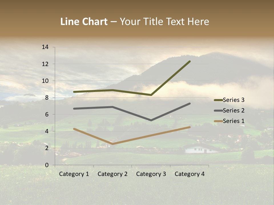 Beautiful Landscape From Tyrol Alps In Austria PowerPoint Template