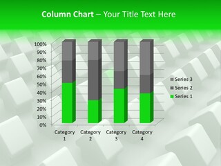 Green House Different From The Others PowerPoint Template