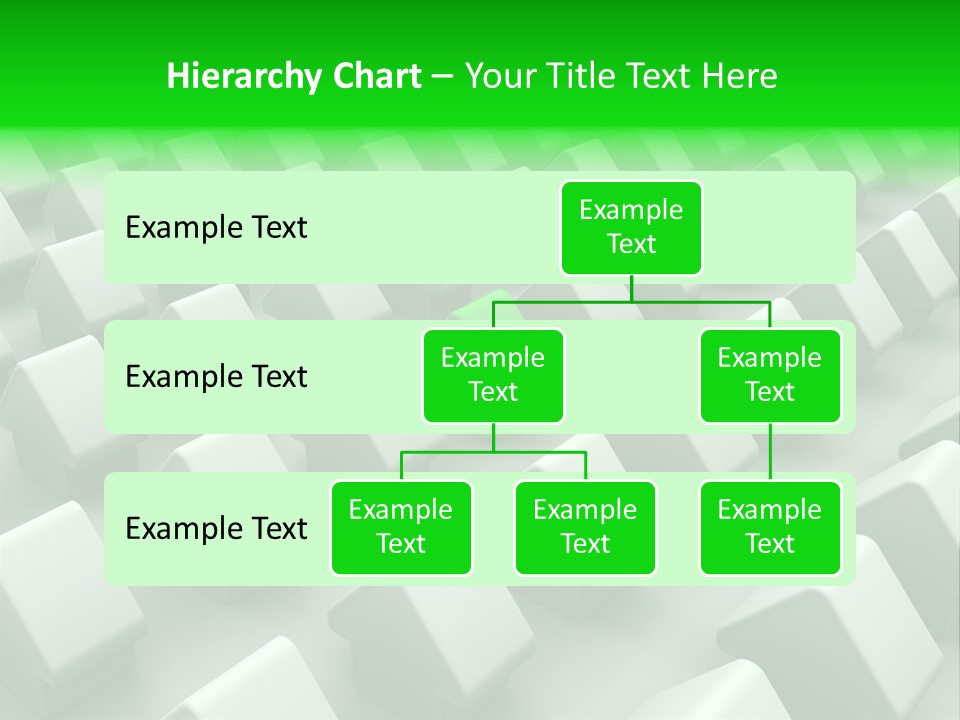 Green House Different From The Others PowerPoint Template