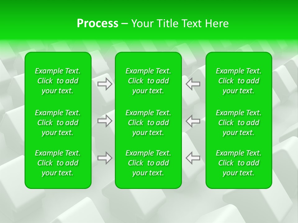Green House Different From The Others PowerPoint Template