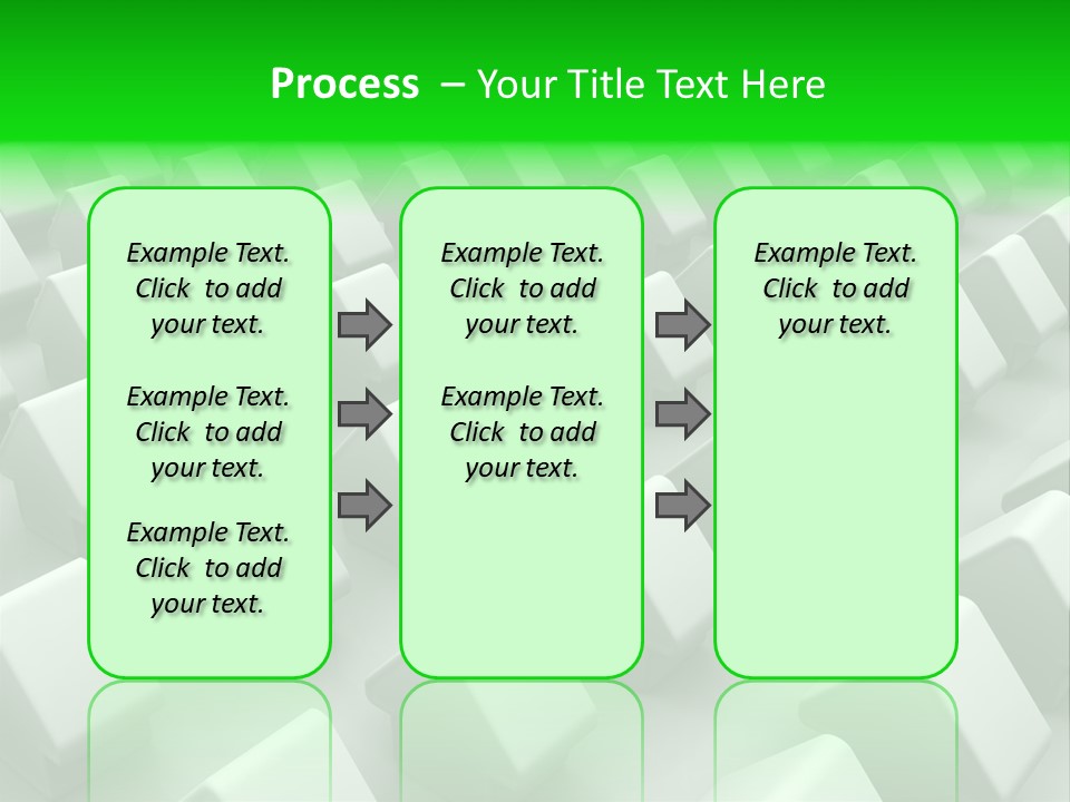 Green House Different From The Others PowerPoint Template