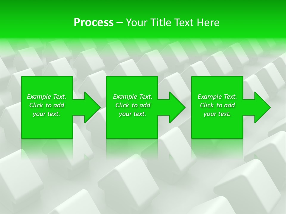 Green House Different From The Others PowerPoint Template