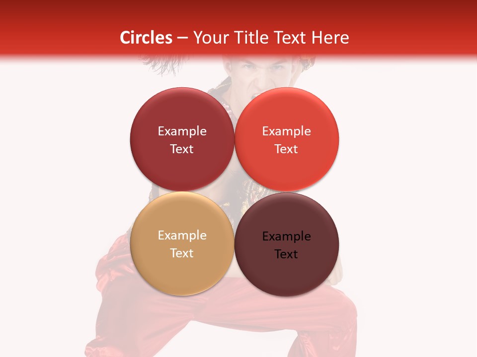 Head Shot Of Woman Smiling PowerPoint Template