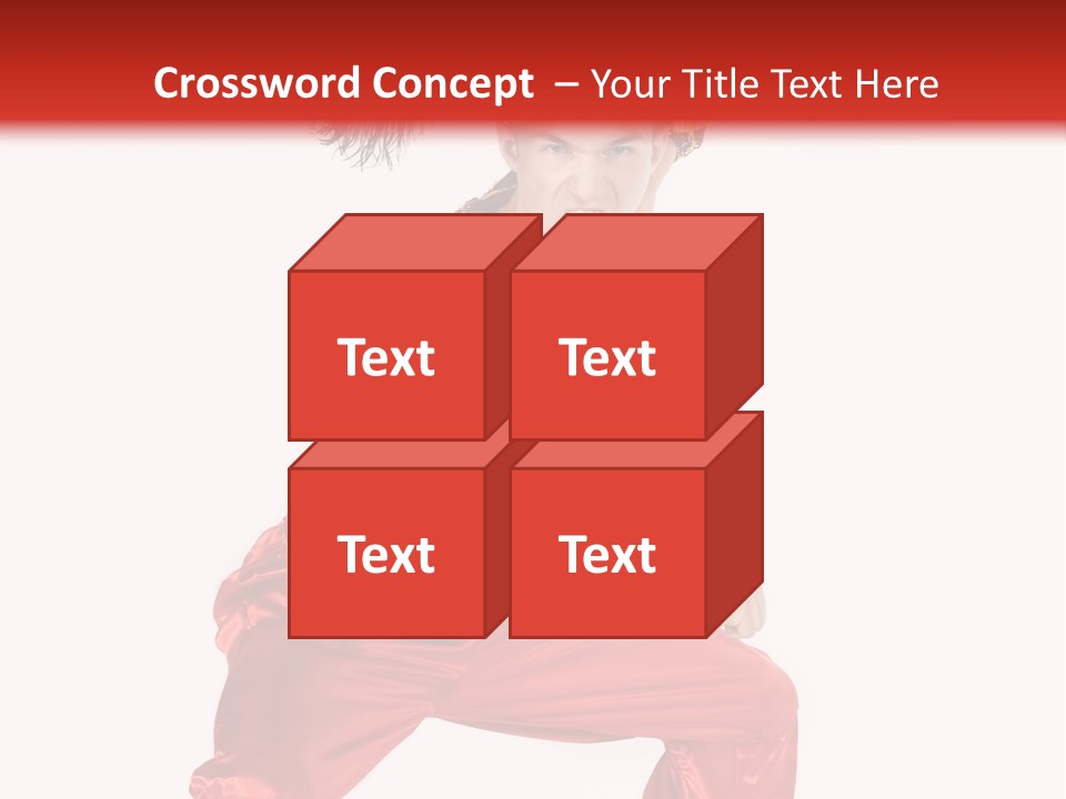 Head Shot Of Woman Smiling PowerPoint Template