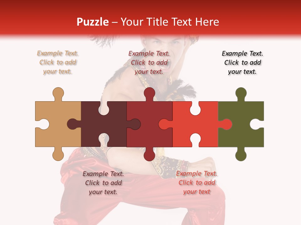 Head Shot Of Woman Smiling PowerPoint Template